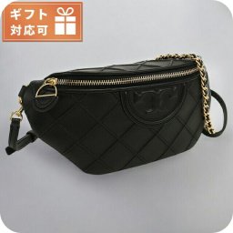 トリーバーチ ボディバッグ レディース ブランド TORY BURCH FLEMING NEW BELT BAG レザー 160132 BLACK ブラック バッグ