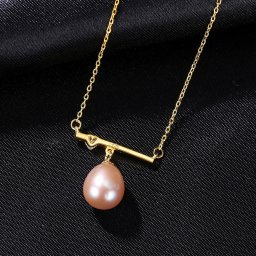 ネックレス 淡水パール ホワイト ピンク パープル シルバー925 シルバーとイエローゴールド 小豆 アズキチェーン 引き輪 中粒 揺れる ゆれる 大人 40cm+5cm pn0243