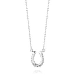 ホースシュー 馬蹄 シルバーネックレス シルバー レディースネックレス レディースアクセサリー レディース ネックレス・ペンダント 記念日 プレゼント ギフト FSP1029-L チェーンセット シンプル フリースタイル 【FREE STYLE 】