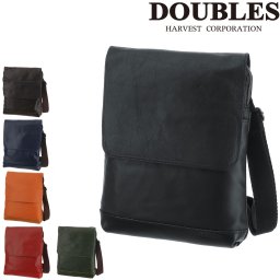 ダブルス DOUBLES ショルダーバッグ M jvk1603 ブラック ダークブラウン ネイビー キャメル レッド グリーン 牛革 本革 メンズ レディース 送料無料 誕生日プレゼント ギフト プレゼント ラッピング無料