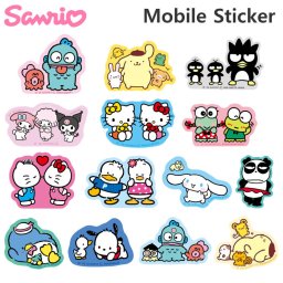 サンリオ ステッカー シール ハローキティ クロミ ポムポムプリン キャラクター グッズ おしゃれ かわいい 【4種類 各１枚】 SANG-678