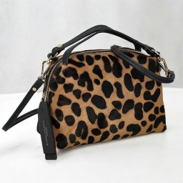 ジャンニキアリーニ ハンドバッグ レディース ブランド GIANNI CHIARINI レザー BS 8145 HORSY ブラウン/レオパード