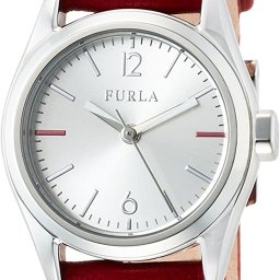 2年保証 新品 送料無料 FURLA フルラ EVA エヴァ 腕時計 R4251101507 ステンレス レザー レディース シルバー レッド クォーツ 電池式