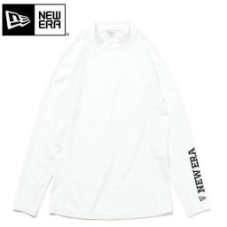 ニューエラ ゴルフ 長袖 モックネック アンダーシャツ ホワイト NEW ERA (14109071) 2024年春夏モデル お誕生日祝い お祝い 記念品 お父さん 父の日 彼氏 男性 30代 40代 50代 60代  還暦祝い 敬老の日 人気プレゼント プレゼント