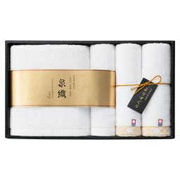 実りの秋の贈り物 よりすぐりタオルセット 今治フェイスタオル（34×80cm）×2、泉州バスタオル（60×120cm）･泉州ハンドタオル（34×35cm）×各1