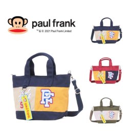 paul frank ポールフランク 2WAY スカジャンモチーフ ミニトート ショルダーバッグ ジュリアス 斜め掛け  PFA105 鞄 キャンバス プレゼント ギフト おしゃれ 人気 ギフト ラッピング