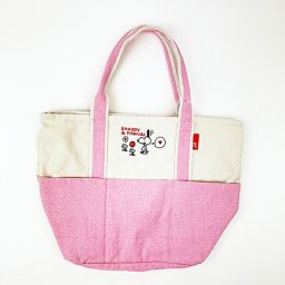 スヌーピー トートバッグ(M) (ピンク) ランチ SNOOPY ROOTOTE ルートート コラボ