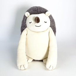 リラワーク 背中ピーン 抱き枕 ハリー ハリネズミ ルーム用品 テレワーク インテリア 癒し 健康器具 グレー