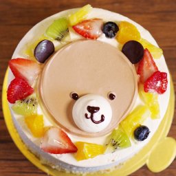 ハッピークマ ケーキ　(キャラクターケーキ　バースデーケーキ)