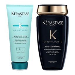 ケラスターゼ レジスタンス RE ソワン ド フォルス 200ml とCH バン クロノロジスト R 250ml のセット    |  KERASTASE  コンディショナー うねり くせ毛 湿気 梅雨美容グッズ コスメ化粧品 誕生日 クリスマス ホワイトデー 結婚記念日 ウエディングギフト 母の日 送別会 バ