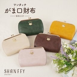 SHANFFY シャンフィー がま口 財布 レディース がま口財布 ガマグチ 小銭入れ 札入れ カード ミニ財布 猫 ねこ キャラクター SNS 漫画