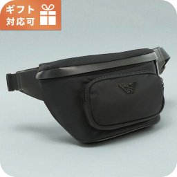 エンポリオ・アルマーニ ウエストバッグ メンズ ブランド EMPORIO ARMANI EM001805 ブラック バッグ
