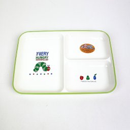 はらぺこあおむし 塗仕切り皿（ミルキー） キッチン 食器 キッズ 日本製