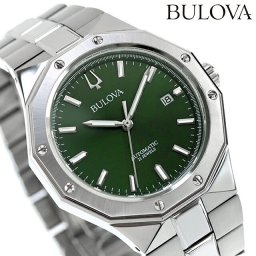 ブローバ クラシック 自動巻き 腕時計 ブランド メンズ BULOVA 96B464 アナログ グリーン