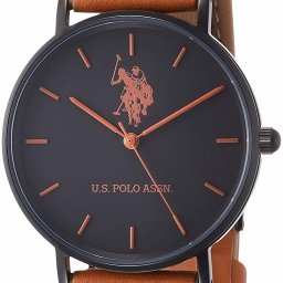 正規品 2年保証 新品 U.S.POLO ASSN ユーエスポロアッスン ポロ アソシエーション 腕時計 US-1B-CA ステンレス レザー メンズ レディース ユニセックス クォーツ 電池