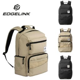 【EDGELINK】 60271 29L バックパック リュック 大容量 通学 中高生 大学生 リュックサック かばん バッグ シンプル ユニセックス  ギフト プレゼント ブラック