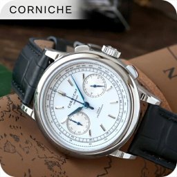 コーニッシュ ヘリテージ クォーツ 電池式 腕時計 ブランド メンズ クロノグラフ CORNICHE CW-HC-SWB アナログ ホワイト ブラック 黒