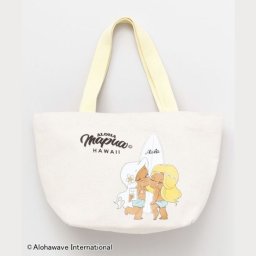 【 ALOHA MAPUA 】 ミニトート ハワイ ハワイアン レディース トートバッグ 小さめ かわいい おしゃれ ランチトート ミニバッグ 手さげ 綿 キャンバス 通勤 通学 贈り物 プレゼント ギフト サーフガール アロハマプア BEACH DAY
