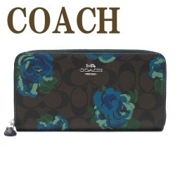 コーチ COACH 財布 レディース 長財布 花柄 ラウンドファスナー 39189SVN2R ブランド 人気