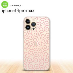 iPhone13ProMax iPhone13 Pro Max ケース ハードケース 唐草 クリア ピンク iPhone13 プロ マックス 6.7インチ おしゃれ かわいい メンズ レディース キッズ デザインたくさん nk-i13pm-1125