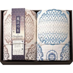 極選魔法の糸×オーガニック プレミアム五重織ガーゼ毛布2P ／毛布・ブランケット 寝具 住まい・家具 結婚祝い プレゼント ギフト 結婚内祝い お返し おしゃれ 友達 メッセージ のし 職場 ハイセンス 人気 出産祝い 出産内祝い 送料無料 2026 送料無料 ギフト プレゼント プチギフト 内祝い 快気祝い 出産祝い 結婚祝い 引出物 新築祝い お返し