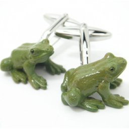 蛙にビックリひっくりカエル? かえる カフス カフスボタン カフリンクス cufflinks cuffs メンズ 男性 結婚式 ユニーク おもしろ 面白 面白い 動物 植物シリーズ スーツアクセサリー専門店 ブライダル 披露宴 二次会 お呼ばれ パーティー おしゃれ カフスマニア