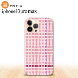 iPhone13ProMax iPhone13 Pro Max ケース ソフトケース 花十時 キュート ピンク iPhone13 プロ マックス 6.7インチ おしゃれ かわいい メンズ レディース キッズ デザインたくさん nk-i13pm-tp1351