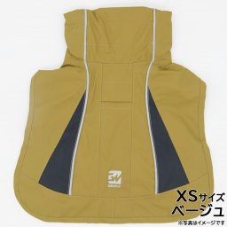 GEWALK（ジウォーク） プロテクト レイン コート XS ベージュ 犬 ドッグウェア カッパ レインウェア 透湿 防水 撥水 高機能 超小型犬