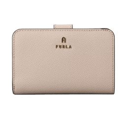 フルラ FURLA 財布 二つ折り財布 折りたたみ財布 小銭入れ付き WP00314 ARE000 B4L00 FURLA CAMELIA M COMPACT WALLET カメリア BALLERINA I ライトピンクベージュ系