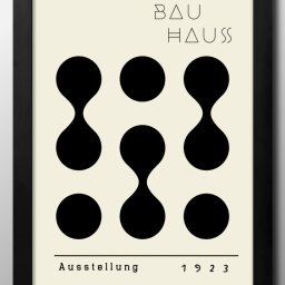 バウハウス BAUHAUS モダン A3 サイズ ポスター アート おしゃれ 絵画 インテリア 北欧 イラスト マット紙 艶消し アートパネル 額 フレーム デザイン 壁掛け ギフト 新築祝い ディスプレイ 引越し祝い　新生活　空間デザイン