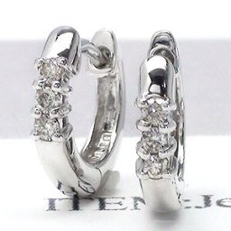 フープピアス 中折れピアス ダイヤモンド ピアス 0.06ct 18金 k18 レディース ジュエリー アクセサリー  プレゼント ギフト 人気 おすすめ 送料無料