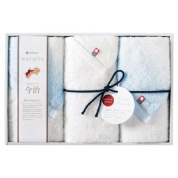 【送料無料・包装無料・のし無料】今治 わたいろ タオルギフト フェイスタオル3P ブルー TBF3998011B(A3)ギフト 敬老の日 入学祝い 卒業祝い 就職祝い 結婚祝い 誕生日 出産祝い 引越祝い 香典返し 新盆 初盆 御礼 お中元 内祝い 快気祝い ご挨拶 志 法事
