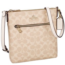 コーチファクトリー COACH FACTORY バッグ ショルダーバッグ 肩掛けバッグ 斜めがけバッグ CW325 IMXDM ミニ ローアン ファイル バッグ・シグネチャー キャンバス レディース ベージュ