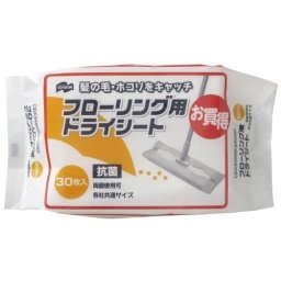 フローリングワイパー用 ドライ キレイシート とりかえ 30P 幅30×奥行20×高さ0.05cm