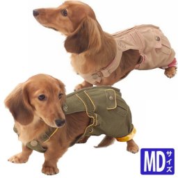 犬服 アイリスオーヤマ ペコレ おむつカバー MDサイズ（ダックスサイズ） ロンパース つなぎ OCV-MD