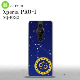 XperiaPRO-I Xperia PRO-I スマホケース 背面ケース ハードケース 星座 かに座 背面カバー android nk-xproi-844