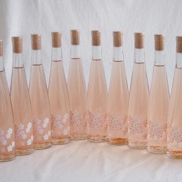 12本セット(ジャパンワイン桜 金箔入ほのかな甘味alco12.5度(山梨県)) 375ml×12本