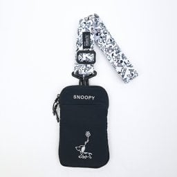 スヌーピー マルチショルダーバッグ ブラック PEANUTS 75th SNOOPY