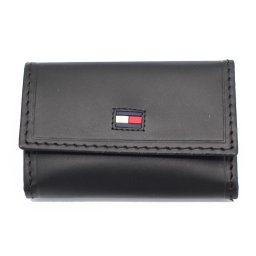 トミーヒルフィガー　TOMMY HILFIGER　キーケース　 31TL17X012　牛革　ブラック 　ハイランドシリーズ　HIGHLAND