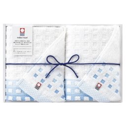 【送料無料・包装無料・のし無料】今治 蒼海 フェイスタオル2P J-4315(B4) /ギフト お歳暮 入学祝い 卒業祝い 就職祝い 結婚祝い 誕生日 出産祝い 引越祝い 香典返し 新盆 初盆 御礼 内祝い 快気祝い ご挨拶 志 法事