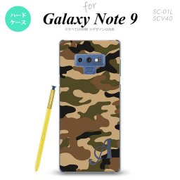 Galaxy Note 9 ギャラクシー ノート9 SC-01L SCV40 スマホケース カバー ハードケース 迷彩A 茶A イニシャル 対応 nk-note9-1155i[スマホ,スマホケース,スマホカバー,ケース,カバー,ジャケット]