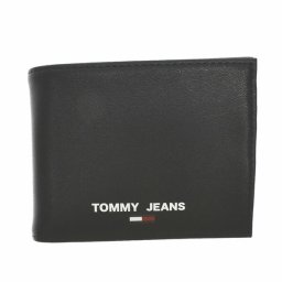 トミーヒルフィガー ジーンズ TOMMY HILFIGER JEANE 二つ折り財布 小銭入れ付き ブラック AM0AM07925 BDS プレゼント ギフト 新品