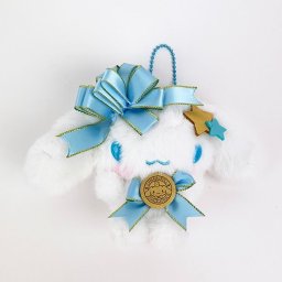 サンリオ シナモンロール マスコット ふんわりぼん ぬいぐるみ 水色