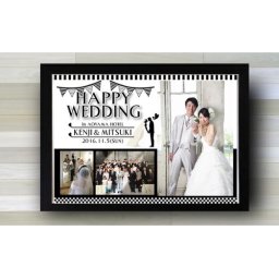 WEDDINGポスター★モノトーン