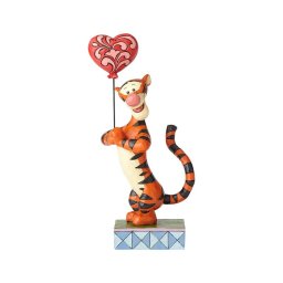 ティガー ハート バルーン 19.4cm くまのプーさん | ディズニー トラディションズ ジムショア グッズ フィギュア 人形 置物 彫刻 Jim Shore 正規輸入品