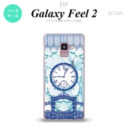 Galaxy Feel 2 ギャラクシー フィール 2 SC-02L スマホケース カバー ハードケース 妖精と時計 青 nk-sc02l-1257[スマホ,スマホケース,スマホカバー,ケース,カバー,ジャケット]
