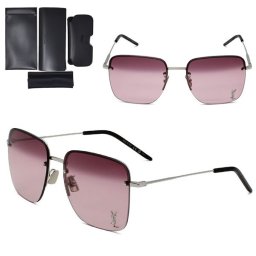サンローラン サングラス SAINT LAURENT SL 312 M 011 サングラス SL312M-011 ノーズパット シルバー ブラック パープルグラデーション ユニセックス