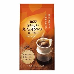 コーヒー 珈琲 UCC おいしいカフェインレスコーヒー SAP 160g(カフェインレス ノンカフェイン カフェインゼロ カフェイン0 UCC おいしいカフェインレス coffee レギュラーコーヒー ドリップコーヒー ペーパードリップ ノンカフェイン デカフェ UCC上島珈琲 健康 妊婦 マタニティ 妊娠中) 【D】