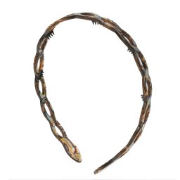 アレクサンドル ドゥ パリ ALEXANDRE DE PARIS ヘアアクセサリー カチューシャ ヘアバンド AHB-1573-ONYX 髪飾り 髪留め レディース ONYX O グレー×ブラウン