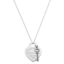 ティファニー TIFFANY&CO. リターントゥティファニー RTT ハート タグ キー ペンダント ネックレス ミディアム 16in 26909686 SILVER シルバー